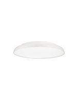LED Deckenleuchte dimmbar Wei&szlig; &Oslash; 45 cm flach warmwei&szlig; Modern
