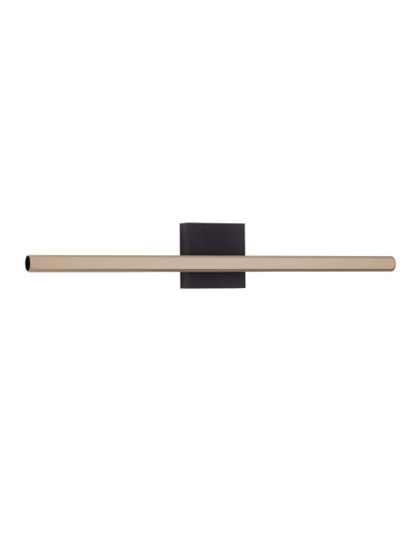LED Wandlampe 62 cm lang Schwarz Mokka warmweiß KOSS Modern