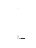 LED Stehleuchte Wei&szlig; 160 cm Beton Aluminium warmwei&szlig; KYLAN