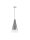 Pendelleuchte E27 23 cm breit in Chrom Grau höhenverstellbar