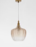 Hängeleuchte in Gold Champagner Ø 24 cm E27...