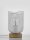 Tischlampe Natur Weiß 17 cm E27 Holz Metall LEITH Modern