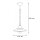 Premium Hängelampe Messing Ø31cm verstellbar E27