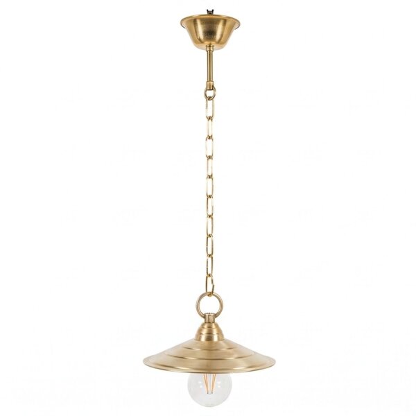 Messing Hängelampe rund Ø26cm Esstisch Küche ANGELOS
