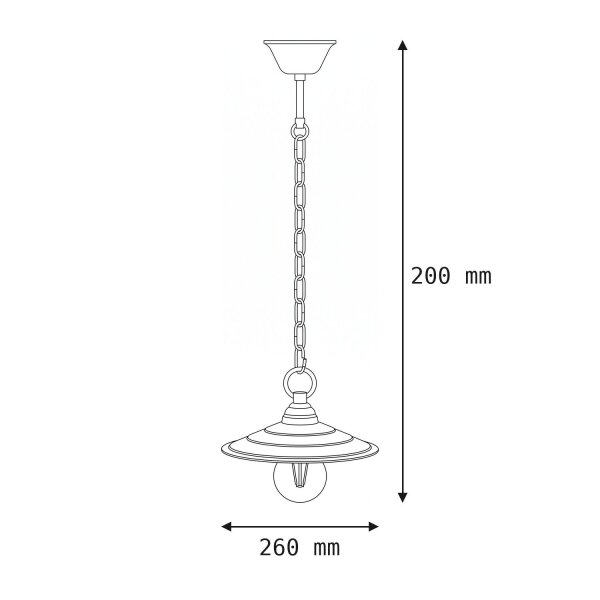Messing Hängelampe rund Ø26cm Esstisch Küche ANGELOS