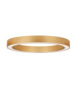 LED Deckenlampe Ring &Oslash; 80 cm in Gold dimmbar CCT MALDEN
