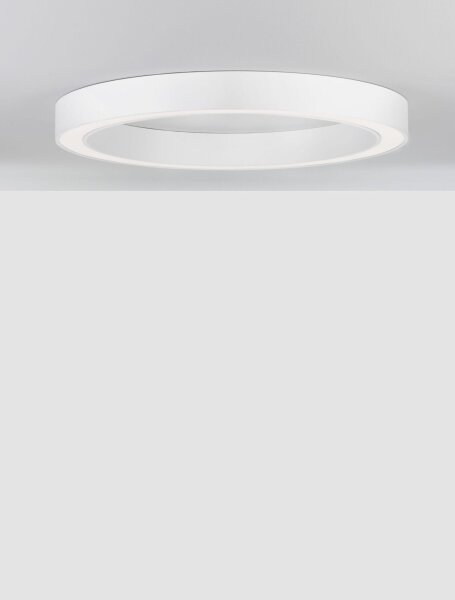 LED Deckenlampe Weiß Ø 80 cm dimmbar Ring CCT MALDEN Modern
