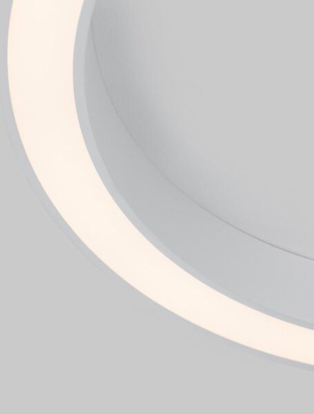 LED Deckenlampe Weiß Ø 80 cm dimmbar Ring CCT MALDEN Modern