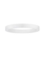 LED Deckenlampe Wei&szlig; &Oslash; 80 cm dimmbar Ring CCT MALDEN Modern