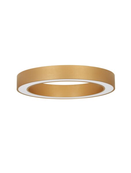 LED Deckenleuchte in Gold Ø 60 cm dimmbar Ring Farbwechsel