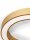 LED Deckenleuchte in Gold Ø 60 cm dimmbar Ring Farbwechsel