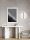 LED Wandlampe rund 40 cm breit Weiß Schwarz dimmbar warmweiß
