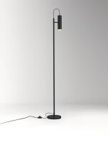 Stehlampe GU10 160 cm in Schwarz Gold schwenkbar MARVIN