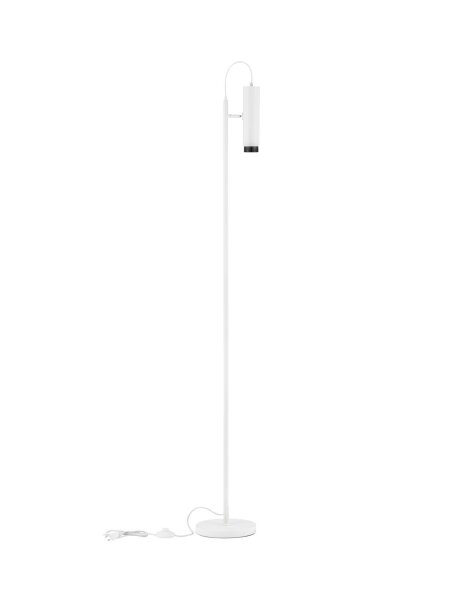 Stehleuchte Weiß Schwarz 160 cm GU10 schwenkbar MARVIN