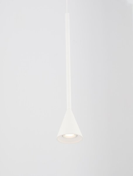 LED Hängelampe Minimalistisch Weiß Ø 6 cm dimmbar schmal