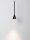 LED Hängeleuchte Schwarz Ø 6 cm dimmbar höhenverstellbar