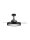 LED Deckenlampe Schwarz Ø 107 cm Fernbedienung Farbwechsel