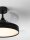 LED Deckenlampe Schwarz Ø 107 cm Fernbedienung Farbwechsel