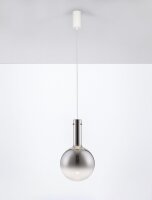 LED Hängelampe Weiß Grau Ø 25 cm...