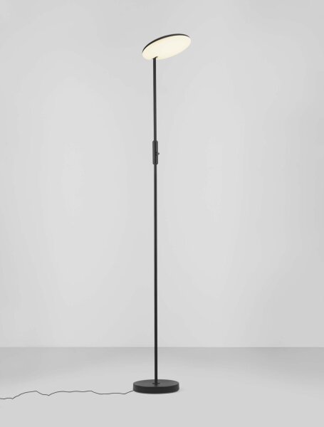 LED Stehlampe 205 cm Schwarz dimmbar schwenkbar MERRITT