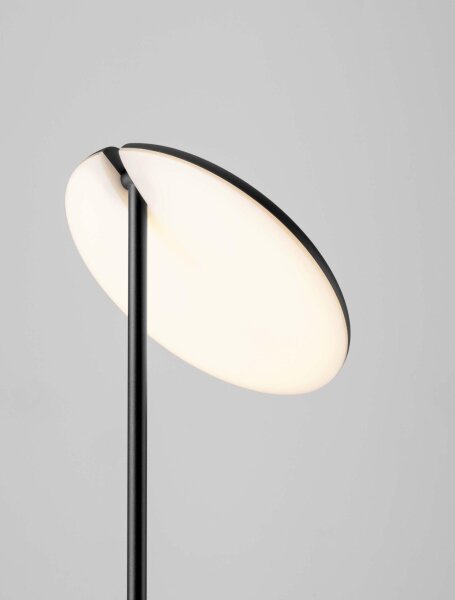 LED Stehlampe 205 cm Schwarz dimmbar schwenkbar MERRITT