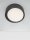 LED Deckenlampe rund Ø 45 cm Schwarz dimmbar warmweiß