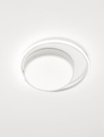 LED Deckenlampe flach Ø 40 cm Weiß...