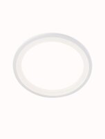 LED Deckenleuchte Weiß Ø 37 cm flach...