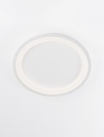 LED Deckenleuchte Weiß Ø 37 cm flach...