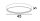 LED Deckenlampe flach Ø 45 cm Weiß dimmbar warmweiß Modern