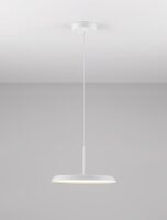 LED Hängeleuchte Weiß Ø 40 cm rund...
