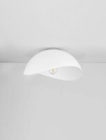 Deckenlampe rund E27 Ø 40 cm Weiß NEVADA...