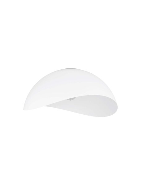 Deckenlampe Weiß Ø 50 cm E27 rund NEVADA Aluminium Modern