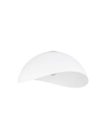 Deckenlampe Wei&szlig; &Oslash; 50 cm E27 rund NEVADA Aluminium Modern