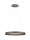 LED Hängeleuchte Braun Ø 60 cm dimmbar Ring Farbwechsel