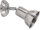 Spot Strahler Messing &Oslash;12cm edel E27 in Nickel LINOS