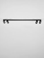 Deckenstrahler Schwarz 120 cm lang GU10 4 flammig NOLAN