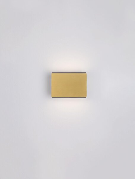 LED Wandlampe Up Down 11,1 cm breit in Gold 2 flammig NORAH