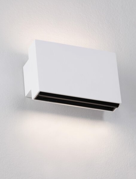 LED Wandlampe Weiß 11,1 cm breit Up Down warmweiß NORAH