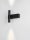 Moderne LED Wandleuchte Schwarz 15 cm breit Up Down warmweiß