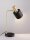 Tischlampe Retro in Gold Schwarz 44 cm E14 Metall OLLIE