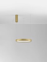 LED Pendelleuchte Ring Ø 40 cm in Gold...