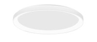 LED Deckenleuchte Wei&szlig; &Oslash; 58 cm dimmbar rund warmwei&szlig; flach