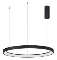 LED Kronleuchter &Oslash; 78 cm Schwarz dimmbar...