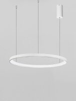 LED Hängeleuchte Weiß Ø 58 cm dimmbar...