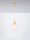 LED Hängeleuchte in Gold Rosa Gelb Ø 15 cm höhenverstellbar