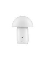 LED Tischlampe Wei&szlig; 26 cm Touch Dimmer warmwei&szlig; PARKER