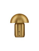 LED Tischleuchte in Gold 26 cm Touch Dimmer warmwei&szlig; Modern