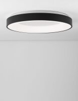 Runde LED Deckenleuchte Schwarz Ø 60 cm dimmbar...