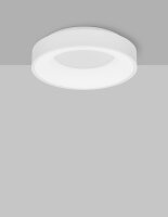LED Deckenlampe Ø 38 cm Weiß dimmbar rund...